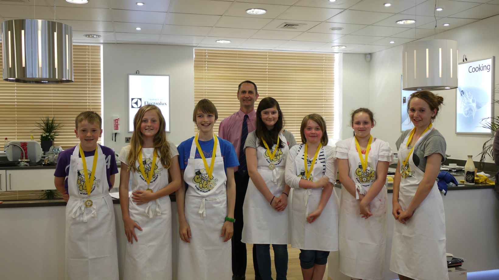 From left to right: Patrick Kavanagh, Liberty Hughes, Ben Acott, Andrew Payling, Emma Hawkins, Claudia Bartholomew, Beth Beeley and Natalie Miron